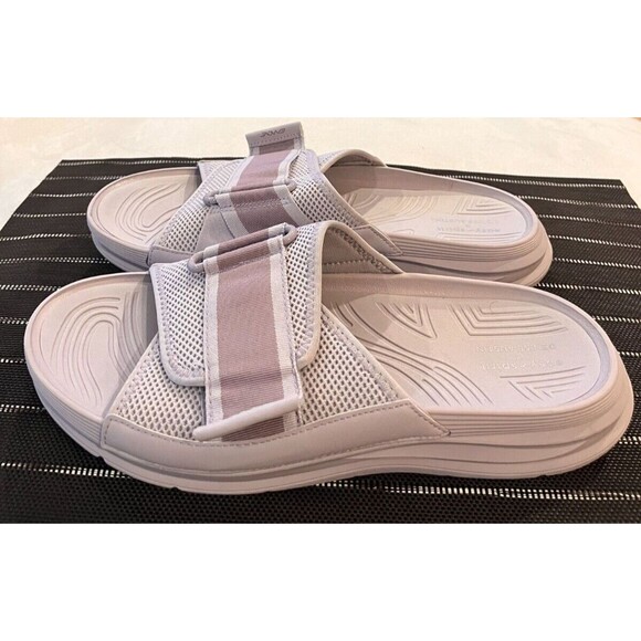 Easy Spirit Rejoov NEW size 10.5 Sandal Lilac Slide Slip On Flat Denise Austin - Picture 4 of 9